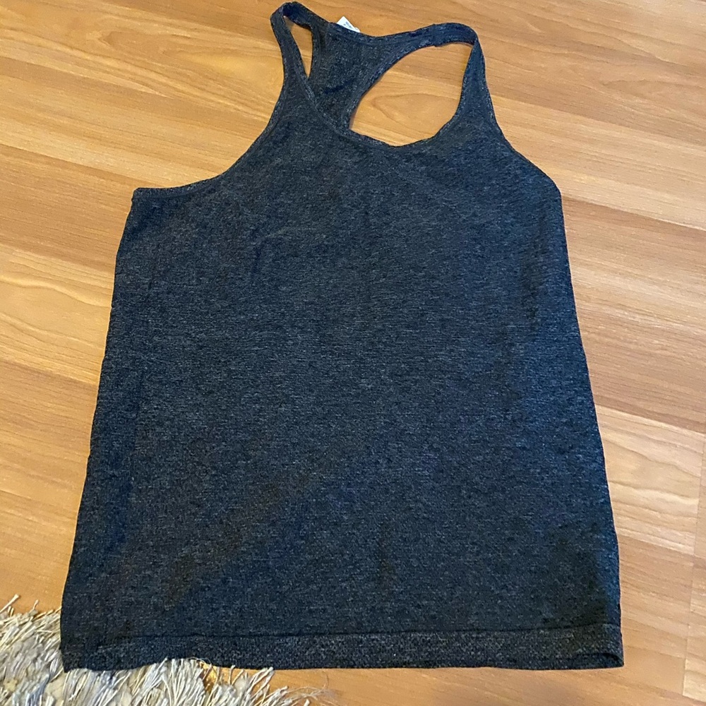 Grey athletic tank